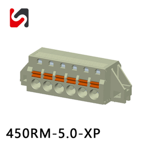 SHANYE BRAND SHSY450RM-5.0 Phoenix-Federhebel-Steckverbinder mit 5,0 mm Rastermaß, 3 Klemmen, 24 A, heißer Verkauf