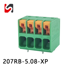 SHANYE BRAND 207RB-5.08 Bloques de terminales PCB tipo resorte Phoenix de gran oferta con paso de 5,08mm con alta calidad y mejor precio