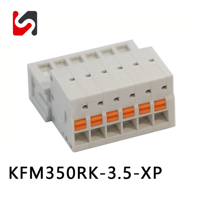SHANYE MARCA KFM350RK-3.5 300V buon prezzo 2P-24P 3.5mm morsettiere innestabili maschio femmina vendita calda fornitore