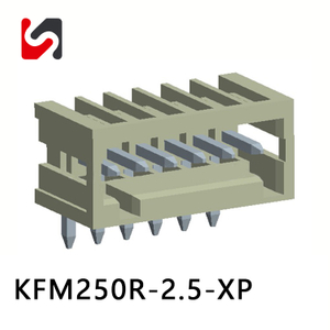 SHANYE BRAND KFM250R-2.5 300V Empfohlen 2P-24P 2,5 mm Hot Sale Phoenix steckbare Klemmenblöcke mit UL für Leiterplatten
