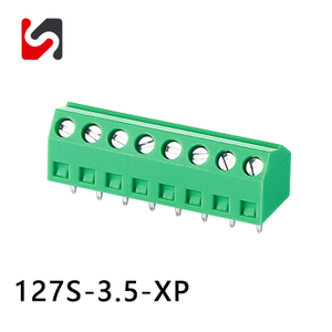 Klemmenblock 3,5 mm Großhandel SY127S-3,5 300 V 10 A heißer Verkauf 5,0 mm Rastermaß Phoenix Platine Schraubklemmen Lieferant