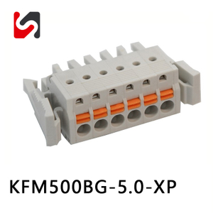 SHANYE BRAND KFM500BG-5.0 300V 8P conector pcb phoinex bloques de terminales enchufables 5,0mm proveedor macho