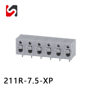 SHANYE BRAND 211R-7.5 300V 7,5 mm Rastermaß heißer Verkauf Federleiterplatten-Klemmenblockverbinder mit hochwertigem Lieferanten