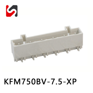 SHANYE BRAND KFM750BV-7.5 300V 10A bloque de terminales enchufable phoinex recto 