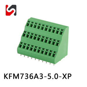 SHANYE MARCA 736A3-5.0 5.0mm passo phoenix pcb terminal de fio de mola venda quente