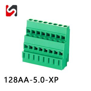 SHANYE BRAND SY128AA-5.0 300V 10A heißer Verkauf Phoenix-Schraubklemmen-Pitch-Versorger