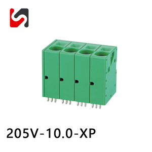 SHANYE BRAND 205V-10.0 10,0-mm-Phoenix-Federklemmenleiste, Leiterplatten-Anschlussblock mit 10,0 mm Rastermaß für Leiterplatten-Drahtverbindungen 