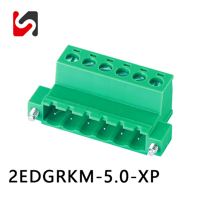 SHANYE BRAND 2EDGRKM-5.0 5.0mm passo connettore pcb plug in morsettiere maschio femmina vendita calda 
