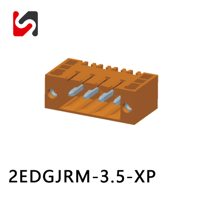 2EDGJRM-3.5 Bloco terminal plugável de 300 V de 4 pinos