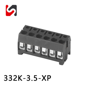 SHANYE BRAND SY332K-3.5 300V 8A heißer Verkauf 3,5 mm Rastermaß Leiterplatten-Schraubklemmenblock mit Stiftleisten-Versorgung