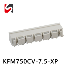SHANYE BRAND KFM750CV-7.5 300V 10A phoinex reemplaza bloques de terminales enchufables de 7,5 mm con brida