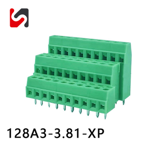 Fabricante de bloques de terminales de 3 vías SY128A3-3.81 300V 10A, gran oferta, bloque de terminales Phoenix, proveedor de 3,81 mm