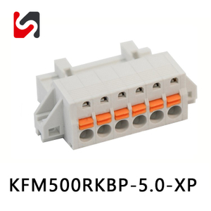 SHANYE BRAND KFM500RKBP-5.0 300V phoenix bloco de terminais conectável passo de 5,0mm macho feito na china