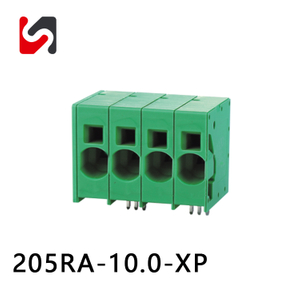 SHANYE BRAND 205RA-10.0 Phoenix-Klemmenleiste mit 10,0 mm Rastermaß, 3-poliger elektrischer Leiterplatten-Anschlussblock für Leiterplattenlieferanten