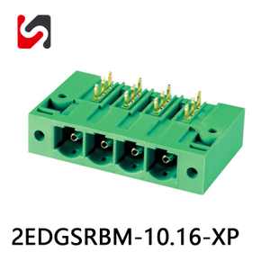 Marca SHANYE 2EDGSRBM-10.16 gran corriente 65A 10,16mm phoenix bloque de terminales enchufable macho gran oferta 