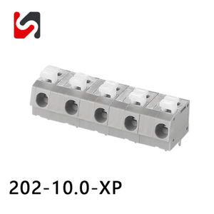 SHANYE BRAND 202-10.0 Bloque de conector eléctrico de 3 vías Phoenix con paso de 10,0 mm