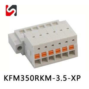 SHANYE BRAND KFM350RKM-3.5 300V хорошая цена 3,5 мм съемные клеммные колодки «папа-мама», сделанные в Китае