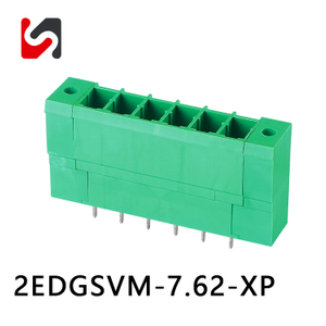 SHANYE BRAND 2EDGSVM-7.62 300 В горячая распродажа 7,62 мм сменный клеммный блок типа Феникс для подключения проводов
