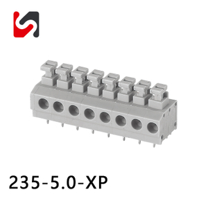 Conectores de bloque de terminales eléctricos Phoenix de paso de 5,0 mm MARCA SHANYE 235-5.0