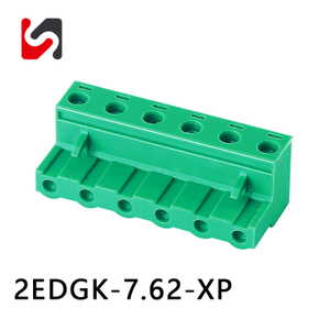 2EDGK-7.62 300V 10A Bloques de terminales enchufables de precio competitivo de alta calidad con paso de 7,62 mm 